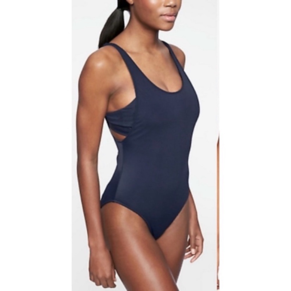 Athleta Scoop back One Piece Swimsuit.